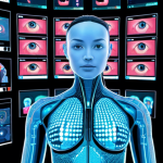 Prompt 1:** A vibrant, futuristic digital interface displaying generative AI at work, transforming influencer selection. Abstract data streams and glowing neural networks connect diverse micro-influencers (represented by stylized, distinct avatars) to hyper-specific niche audience segments. Holographic screens float in the foreground, showcasing real-time analytics, engagement metrics, and predictive ROI visualizations for marketing campaigns. The atmosphere is highly precise and efficient, emphasizing the vast, intelligent data processing by AI in identifying authentic connections, set against a clean, high-tech backdrop.