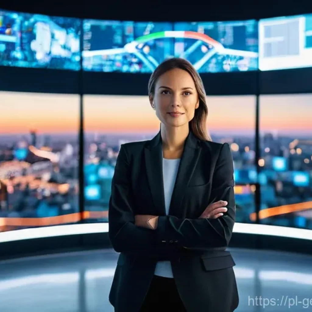 생성형 AI로 글로벌 마케팅 전략 수립하기 - **"A visionary Polish female marketing strategist, in her early 30s, dressed in a sleek business jac...